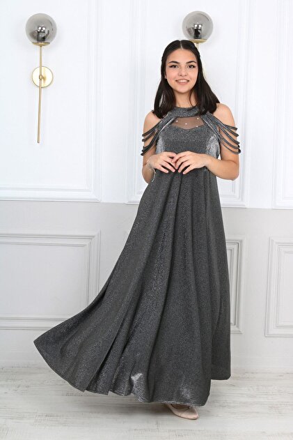 Jannock Children's Evening Dress - Evening Dress - Graduation Dress - 9  Years - 10 Years - 11 Years - 12 Years - 13 Years- Trendyol