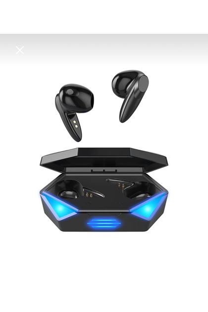 Işıklı Kulakiçi Kablosuz Bluetooth Kulaklık Oyuncu Kulaklığı Çift Mikrofonlu