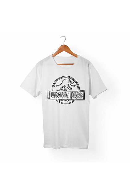 Jurassic Park White T-Shirt