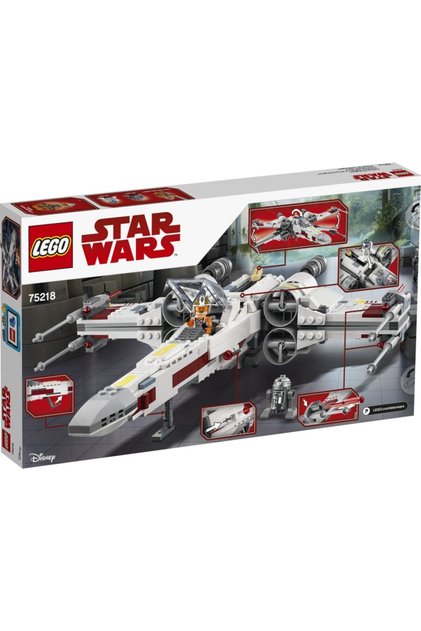 Star Wars 75218 X - Wing Starfighter 730 Parça Minifigürlü Disney Kutu Oyun Seti
