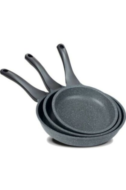 3'lü Granit Döküm Tava Seti 20-24-28 Cm Ava