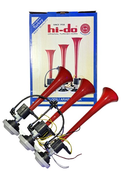 Hido 3 Borulu 24 volt Havalı Tır Ve Kamyon Kornası