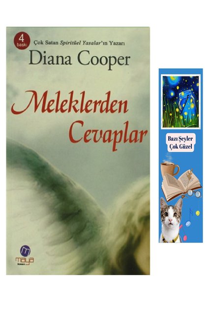 Diana Cooper - Meleklerden Cevaplar (Eski Basım-Koleksiyon Kitap) + Lisanslı Ayraç