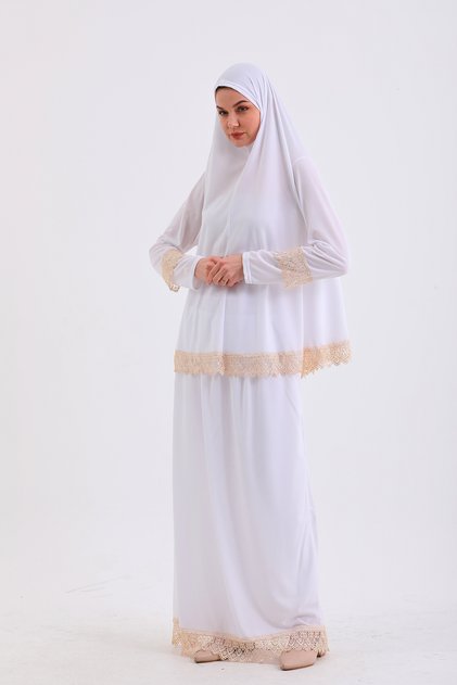 NON-SLIP Prayer Dress WITH TWO PIECES SKIRTS