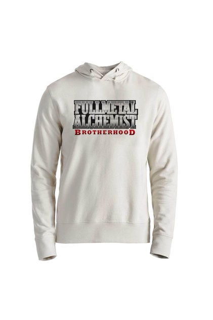 Fullmetal Alchemist Digital Printed Ecru Sweatshirt