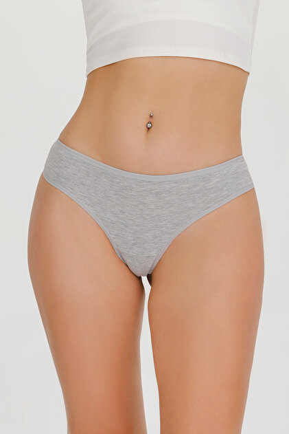 Sensu Kadın Brazilian Tanga 6'lı Paket Set - Kts1169 MODEL-2