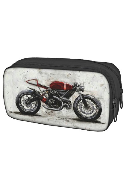 Double Eyed Printed Pencil Case