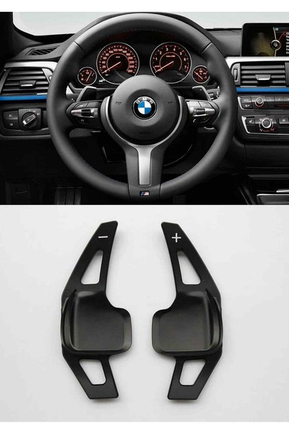 Bmw F30 M Direksiyon F1 Vites Kulakçık 2012-2019 arası Siyah