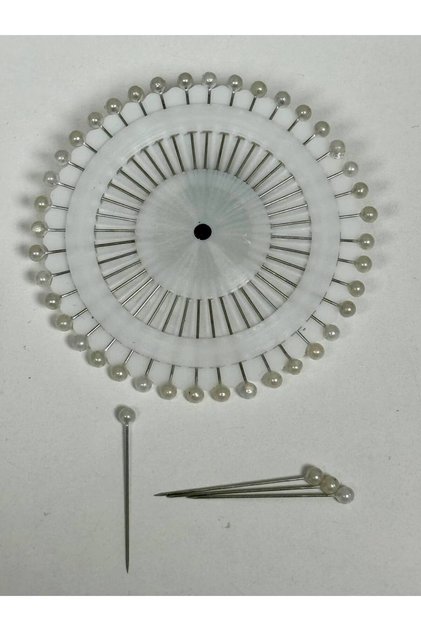 Scarf and Shawl Pin Long Scarf Pin 40 Pieces - White