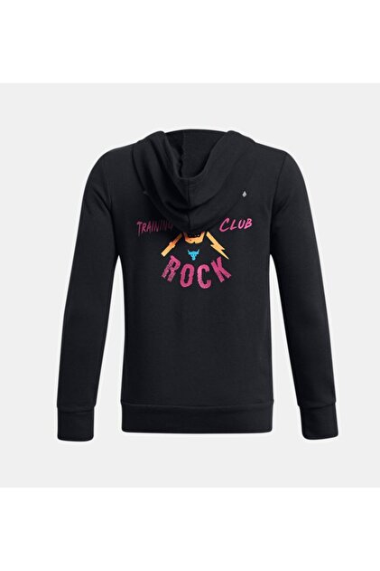Under Armour Erkek Çocuk Project Rock Tam Boy Fermuarlı Kapüşonlu