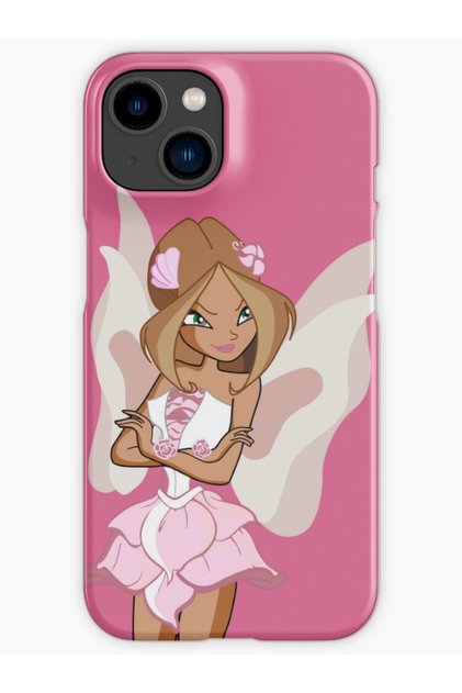Iphone 13 Uyumlu Winx Club Flora Desenli Lansman Kılıf