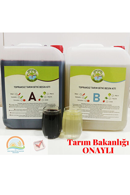 Güneydoğutopraksıztarım Hidroponik Çilek 5 Litre A Ve B Besini