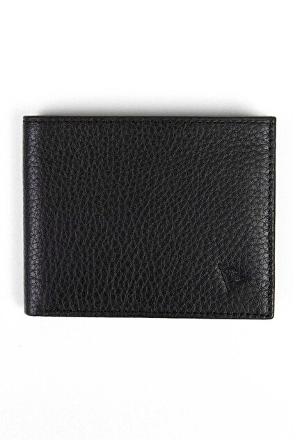 Tudors Genuine Leather Men's Black Wallet- Trendyol