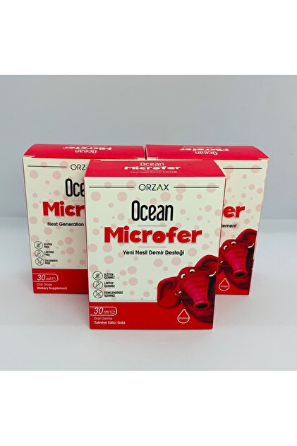 Orzax Ocean Microfer 30 ml Damla 3 Adet - Fiyatı, Yorumları