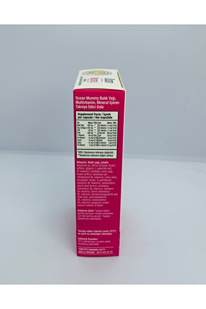 Orzax Ocean Mummy Omega 3 Multivitamin Multimineral 30 Softjel