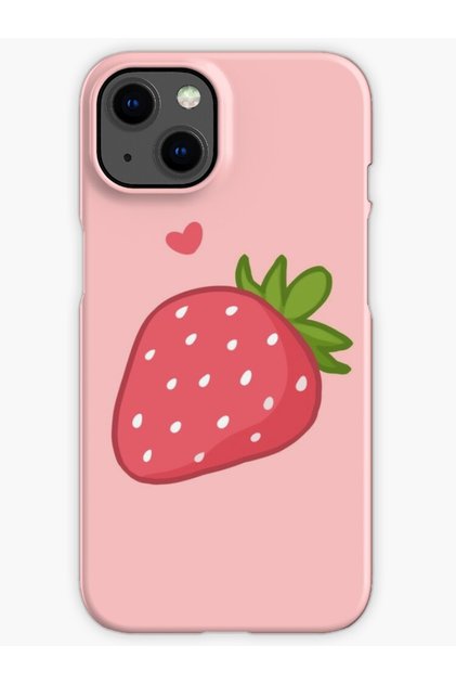 iPhone 13 Compatible Strawberry Patterned Launch Case