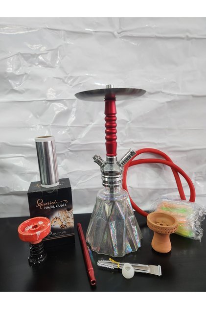 Çelik nargile takımı