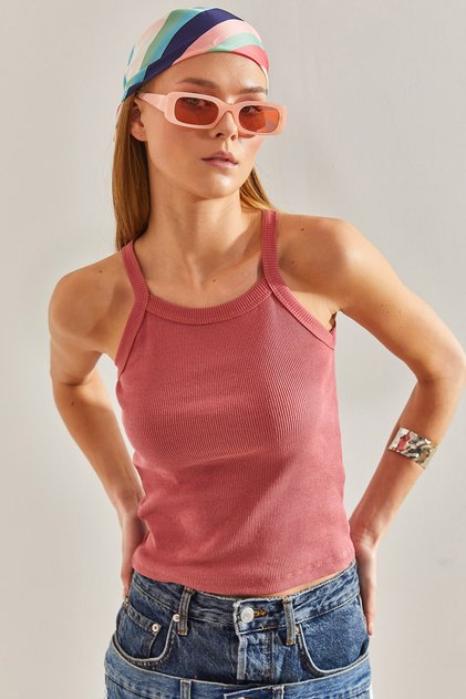 Women's Dusty Rose Strappy Camisole Blouse 60101010