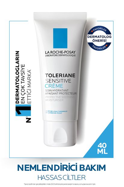 La Roche Posay Toleriane Sensitive Cream 40 ml- Kuru ve Hassas Ciltler için Yatıştıran Nemlendirici 3337875578486 - 1