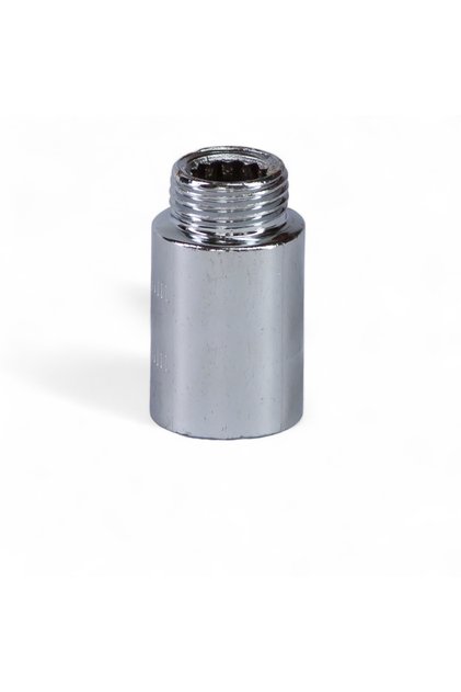 1/2 Musluk Çeşme Çelik Ara Uzatma Bağlantı Ek Parçası 4cm