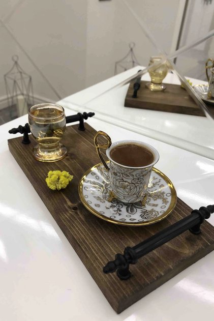 Wooden Bathroom Organizer Multi-Purpose Countertop Organizer Towel Holder Stand, Soap Dish, Candle Holder Stand
