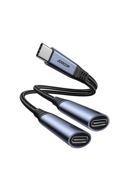 SY-C03 Audio-Transfer Series 2 in 1 Audio Adapter Type-C to Dual Type-C Converter