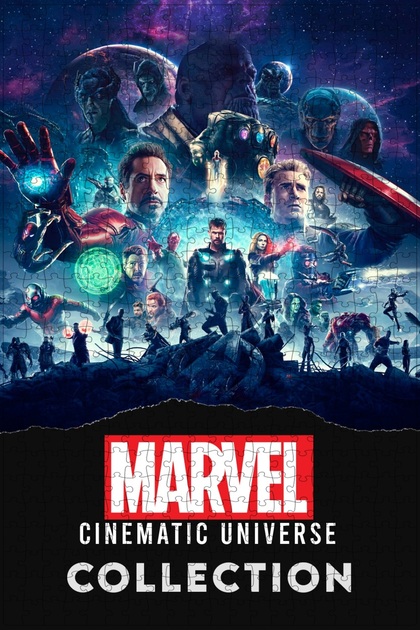 Marvel Cinematic Universe Film Posterinin 500 Parça Puzzle Yapbozu Sürüm2 Y63
