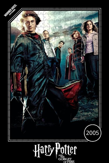 Harry Potter and the Goblet of Fire (2005) Film Posterinin 500 Parça Puzzle Yapbozu Sürüm4