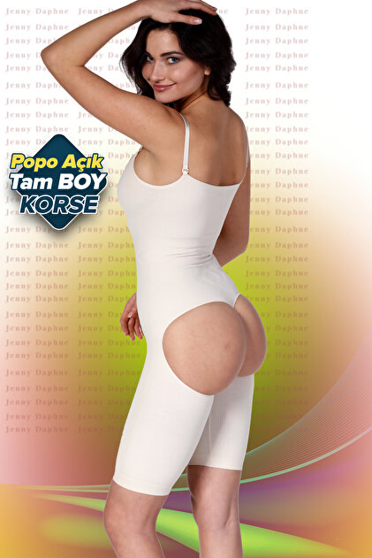 popo。 Jenny Daphne Kalça Şekillendirici Toparlayıcı Tam Boy Popo Açık