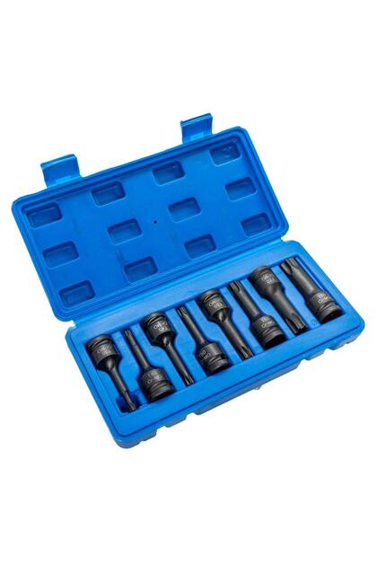 6018 1/2" Air Long Torx Socket Set 8 Pieces