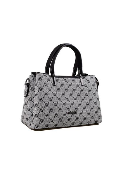 Gray Medium Size Women's Logo Daily Handbag
