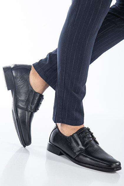 MODERN Genuine Leather Thin Sole Classic Men's Dad Shoes- Trendyol