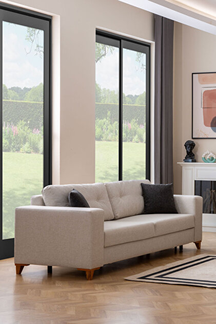 Eymense Kumsal Çekyatlı Sandıklı Kanepe Üçlü Koltuk - Fiyatı