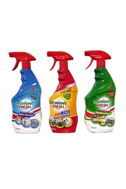 MORNİNĞ FRESH 3'LÜ SET BULAŞIK,BANYO,MUTFAK