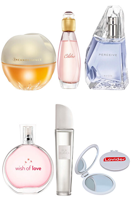 Avon Incandessence + Celebre + Perceive + Wish Of Love + Pur