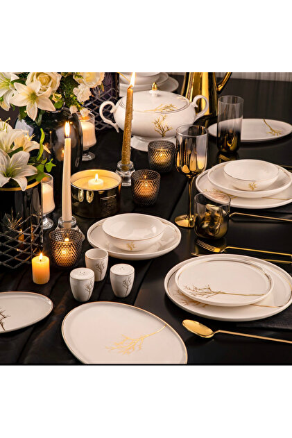 ÖZLİFE PRESTİGE COLLECTİONS Yuvarlak 60 Parça 12 Kişilik Yemek