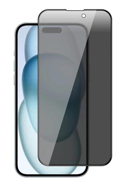 واقي شاشة زجاجي شبح الخصوصية 5D جديد لهاتف iPhone 15