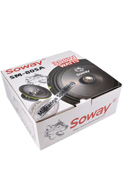 EXVOL SOWAY SM-805A 20CM MİDRANGE KURŞUN GÖBEK 300W 60RMS HOPARLÖR
