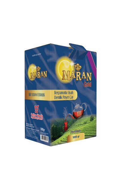 Black Teapot Tea Bag with Bergamot 1 Kg 20 gr