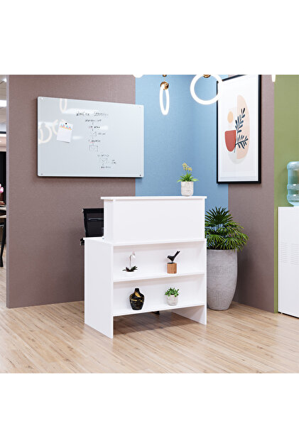 Kalender Dekor VENÜS 150 CM ÇEKMECELİ BANKO, KARŞILAMA BANKOSU