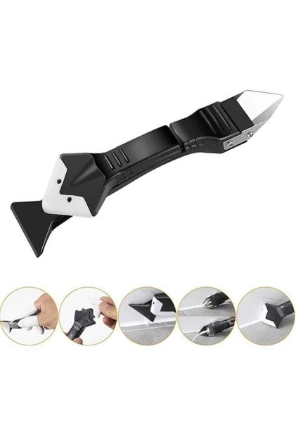 Çok Özellikli Silikon Spatula,Derz Kazıyıcı Boya Temizleme Bıçağı