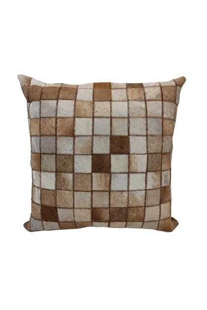 Doğal Dana Dersi Patchwork Kırlent