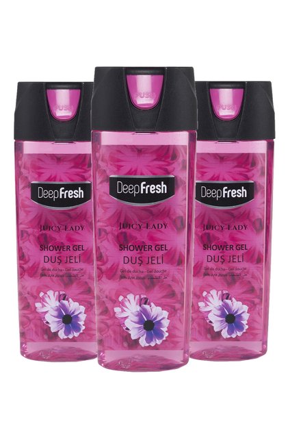 Pratik Kapaklı Kadın Duş Jeli Juicy Lady 3 x 500 ml