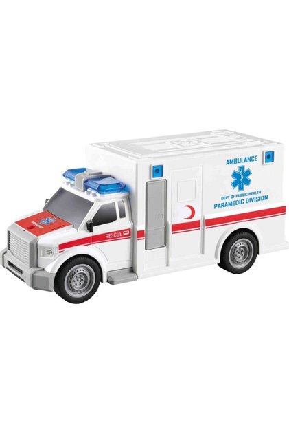 Nitro Speed Police Ambulance 1:20 White with Sound and Light