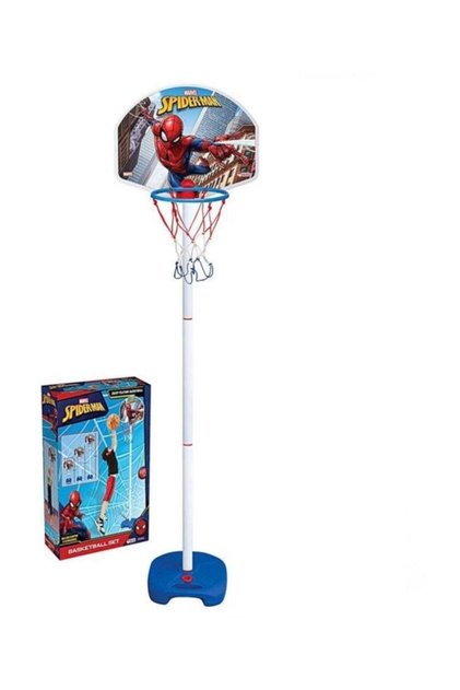 Dede Spiderman Ayaklı Basketbol Seti