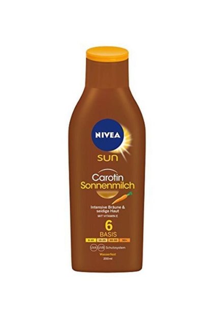 Слънцезащитен лосион Каротин SPF 6 200мл