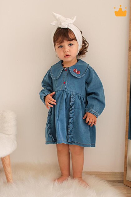 sachin and babi light blue dress Children's Christmas Clothing – Mi Golondrina main image 0