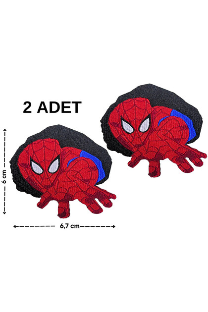 Ütü ile Yapışan Spiderman - Örümcek Adama Dokuma Arma/Yama