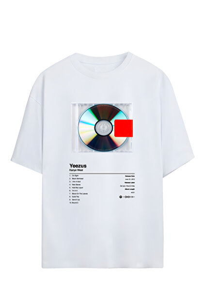 Adrift Kanye West - Yeezus Album Designed Unisex Oversize T-shirt