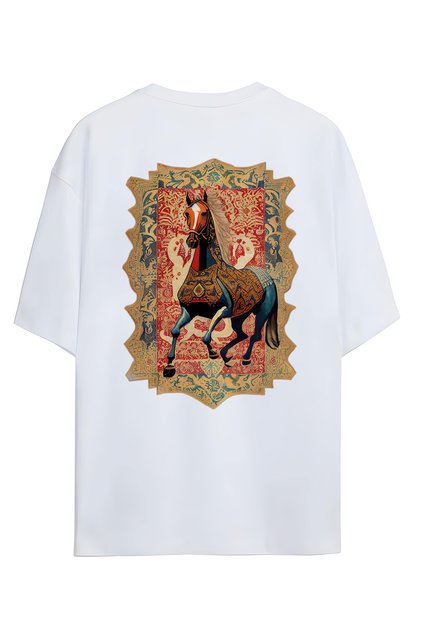 Patience in Patterns - Ethnic Designed Unisex Oversize T-Shirt